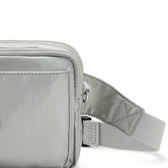 Sacs Kipling Abanu Multi Metallic Convertible Crossbody Bag Argent | FR 1176KO